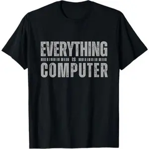 Funny! EVERYTHING IS COMPUTER Tech Support D.O.G.E T-Shirt