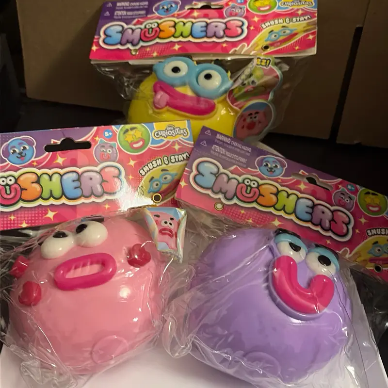 ORB Toys Detachable Face Smushers - Kids' Classic Stress Relief Toy, Durable Anxiety Relief Product, Emotional Management Tool, Decompression Squeeze, Sensory Calming Tool, Creativity Booster, Anxiety Relief Products