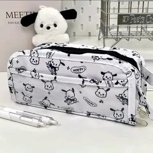 Pochac Puppy Pencil Case - Multi Layer Pen Bag with Cartoon Design - Perfect Stationery Gift for Kids