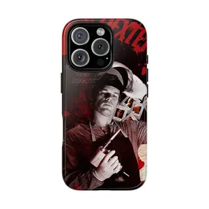 Dexter Phone Case Dark Aesthetic Killer Design with Tonights the Night Quote, Cell Phone Accessories, Movie Memorabilia Compatible iPhone 7–16 & More – Choose Your Size