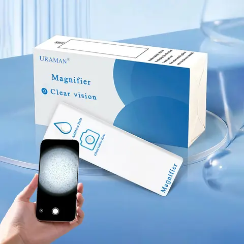 Magnifier Pro, Clear Viewing, Private & Easy to Use, Disposable Lenses with Reusable Base (Lens-Only Option Available)