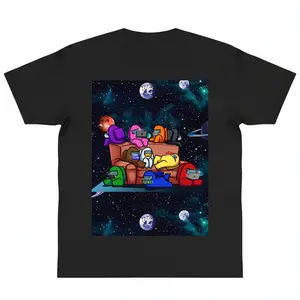 Among Us Tee Funny Comfort Shirt Lover Gift Cozy Tee fashion Streetwear Shortsleeve y2k Casual Top Trending Machine Wash Safe gift