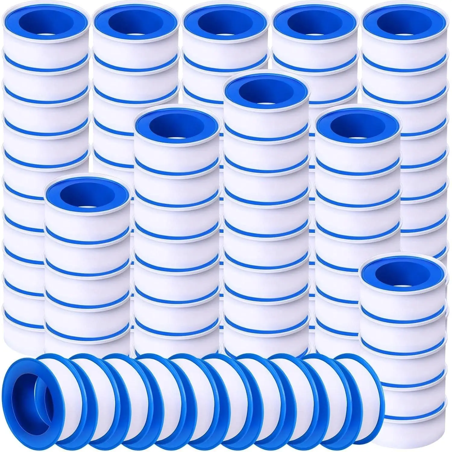 10/20 Rolls Plumbers PTFE Tape 1/2" W x 520" L Pipe Thread Seal Tape Teflon Tape for Home Maintenance & Construction Projects