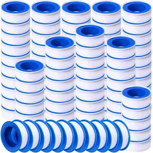 10/20 Rolls Plumbers PTFE Tape 1/2" W x 520" L Pipe Thread Seal Tape Teflon Tape for Home Maintenance & Construction Projects