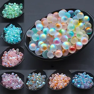 50pcs Starry Glass Marbles Set - Ideal for Home Decor, Fireplace, RV, Patio, and Potted Plant Decorations (No Holes)