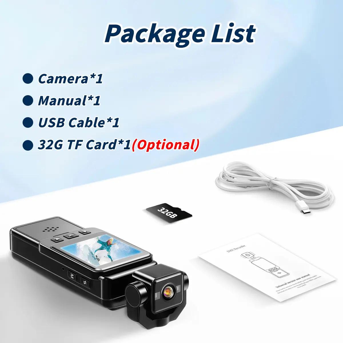 Upgraded 2.0 HD 1080P Portable Pocket Sports Camera – Ideal for vlogging, sports, outdoor travel, and daily use; features 6x zoom and wide-angle shooting; wireless vlogging camera for video recording.
