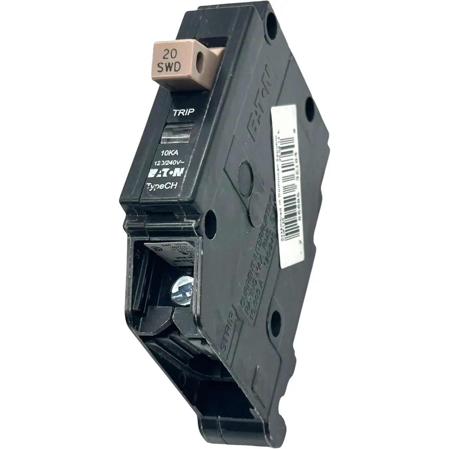 Eaton CH CHF120 20A Single-Pole Circuit Breaker