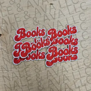 Books Hat Patch (3 Patches)