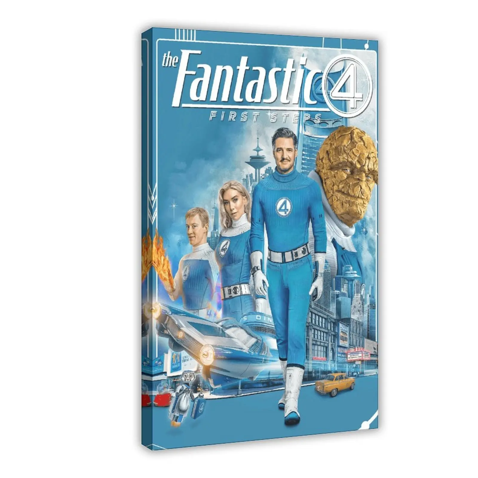 Fantastic Four The First Avengers Movie Poster, Perfect for Movie Lovers' Living Room, Bedroom, And Office Wall Decorations, Perfect for Thanksgiving, Halloween, And Christmas Gifts (8)