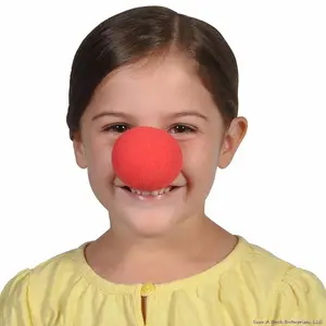 🤡 Red Clown Noses – 12-Pack Classic Party Favors (2" Each)