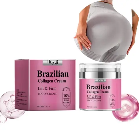 Collagen Butt Cream, 1 Count Lift and Firm Body Cream with Volufiline Helps Reduce The Appearance Of Cellulite, Bum Cream Lifting and Firming Looking Derriere, Hydrating Body Cream, Body Care, Daily Moisture Nourishing, Firming and Moisturizing