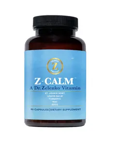 Z-Calm™ by Dr. Zelenko - Natural Ingredients for Mental Well-being & Anxiety Relief - 90 Capsules Dietary Supplement