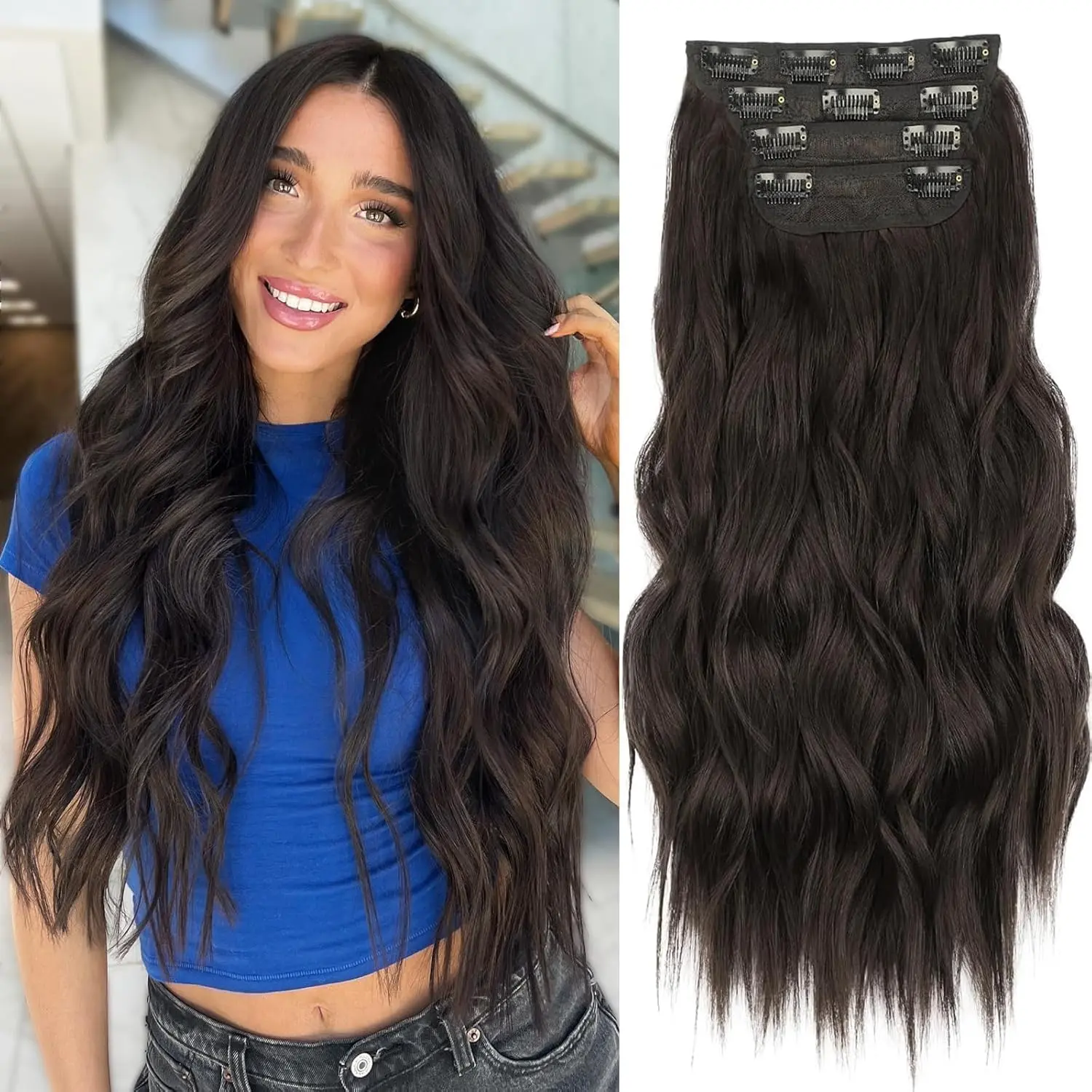 6# Dark Brown(20inch)