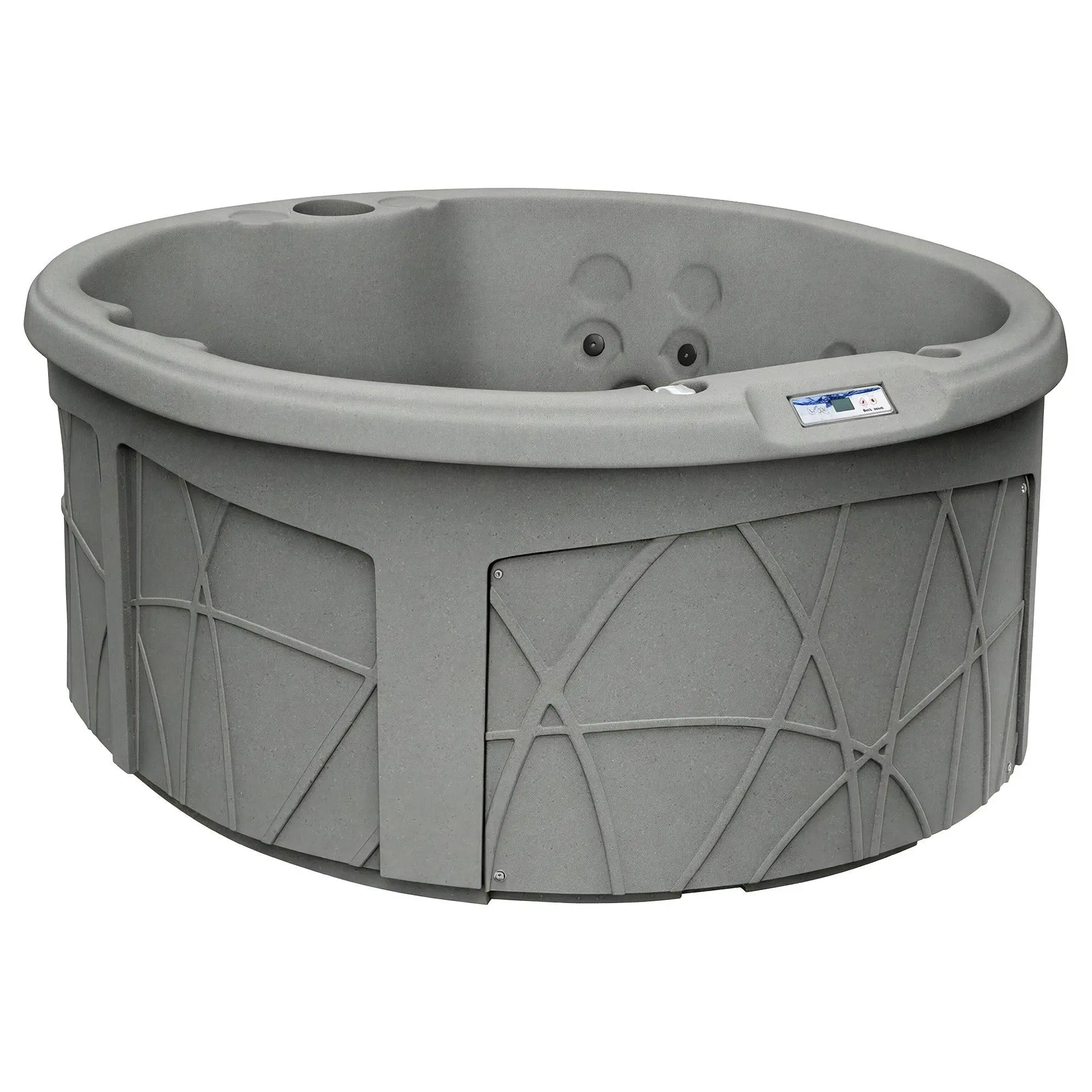 LifeSmart Key Largo Hot Tub Spa with 110 Volt Plug and Play and LED Light, Taupe LifeSmart Key Largo Hot Tub Spa with 110 Volt Plug and Play and LED Light, Taupe