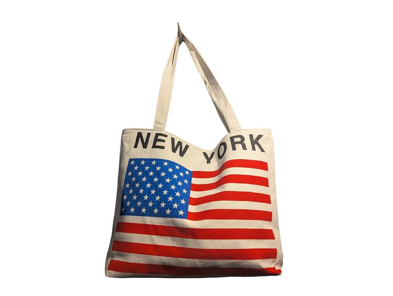 New York American Flag - Canvas Bag - Lot 127
