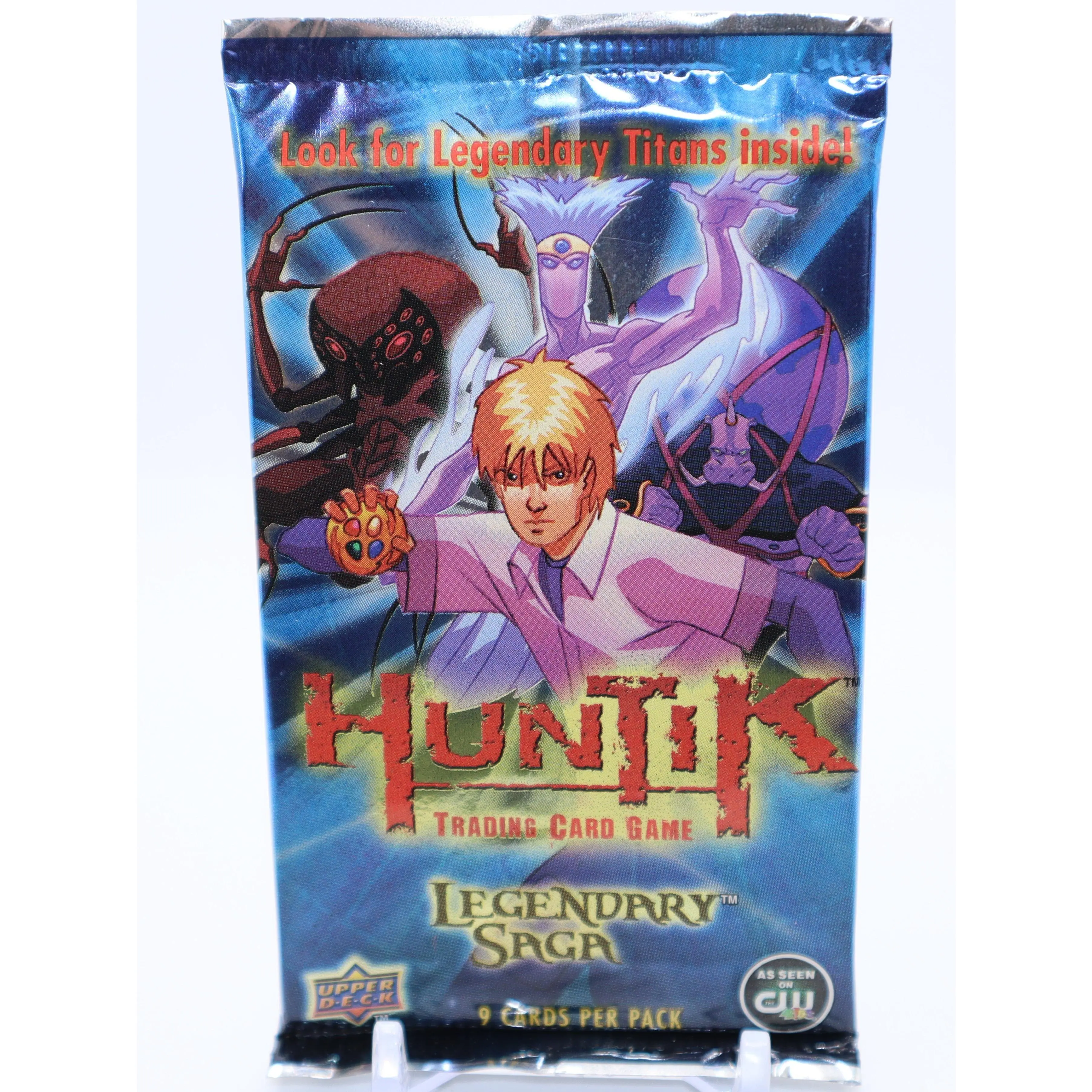 2009 Upper Deck Huntik Legendary Saga TCG Trading Card Collectible Booster Pack (9-Card) - Office Stationery Collectible Item