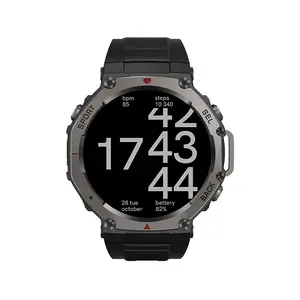 1.43 Inch AMOLED Screen GPS Smart Watch 5ATM Waterproof Dust Proof, Drop-Resistant Compass Build-in Real Time Movement Tracking Fitness Tracker Support 170+ Sport Modes Bluetooth Call