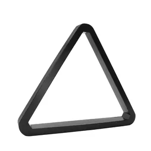 Deluxe 8-Ball Triangle Solid Wood Billiard Pool Ball Racks (Black/Brush Grey/Mahogany)