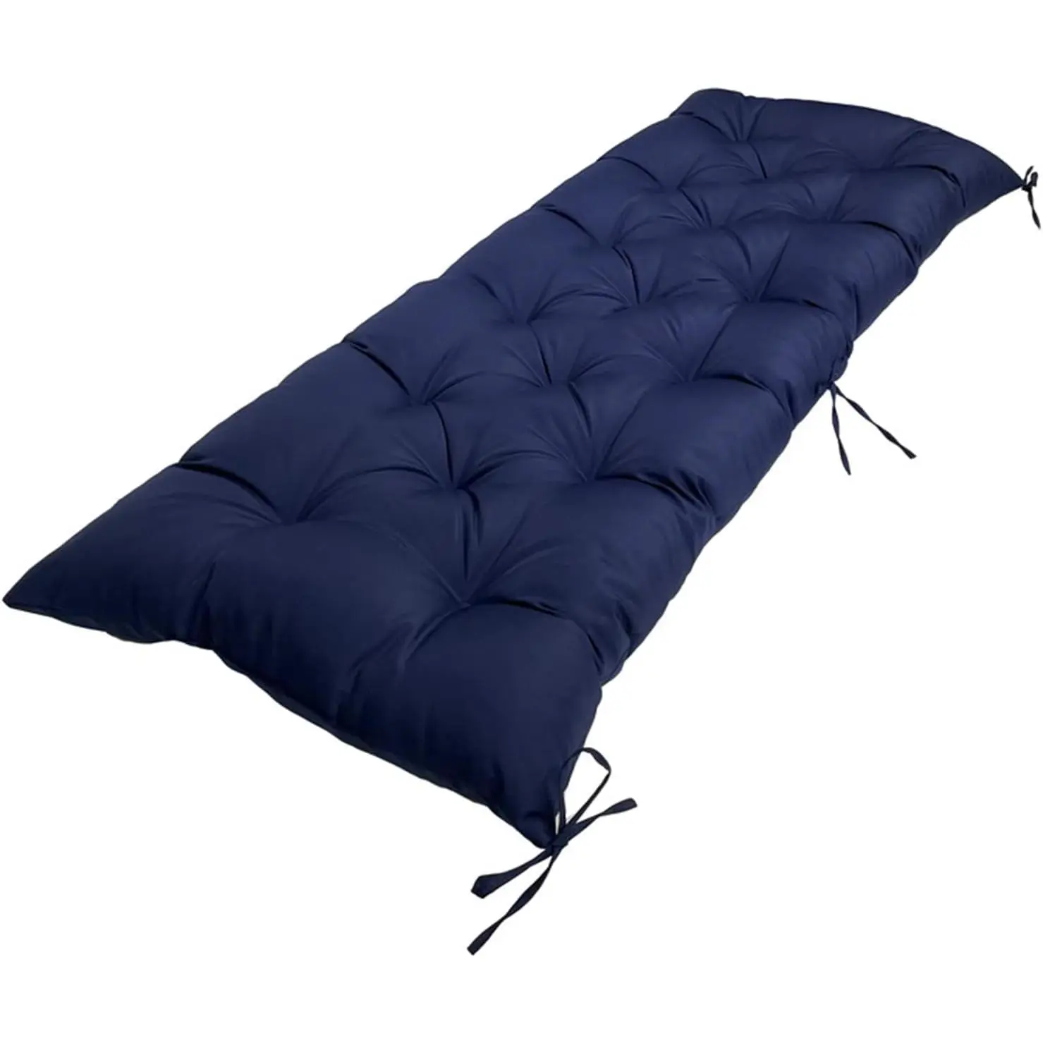 Outdoor Chair Cushion, Tufted Patio Furniture Pad with Thick Fiber Fill, Comfortable 47"L×20"W×3"T Outdoor Bench Cushion for Window Seats, Outdoor Chair Cushions