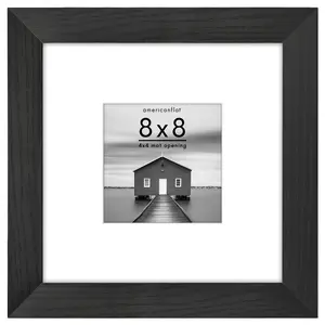 Picture Frame | Wide Molding | Included Mat | Shatter-Resistant Glass | Wall Decor