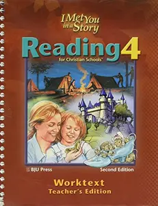 USED Book - Reading 4 for Christian Schools, Worktext Answer Key: I Met You in a Story, 2nd Edition by Eileen M. Berry (Paperback) - english