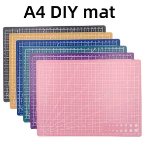 Multicolor Multi-Functional Handmade DIY Desk Mat, Size 30x22cm, Suitable for Learning Office Home Use, Protective Pad