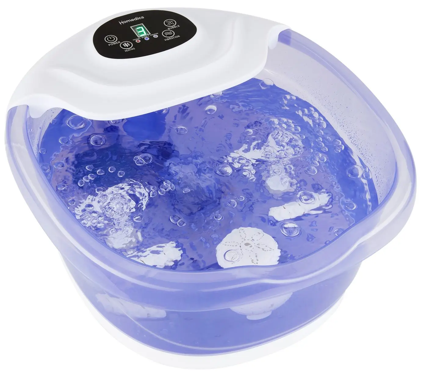 Homedics Salt-n-Soak Footbath w/ Heat Boost & Vibrate Massage Homedics Salt-n-Soak Footbath w/ Heat Boost & Vibrate Massage