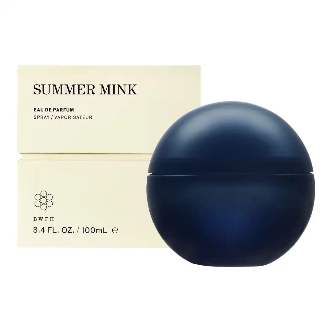 Better World Fragrance House Summer Mink Eau de Parfum, Unisex, Amber Woody Scent with Citrus, Jasmine, Rose and Musk, 3.4 Fl Oz