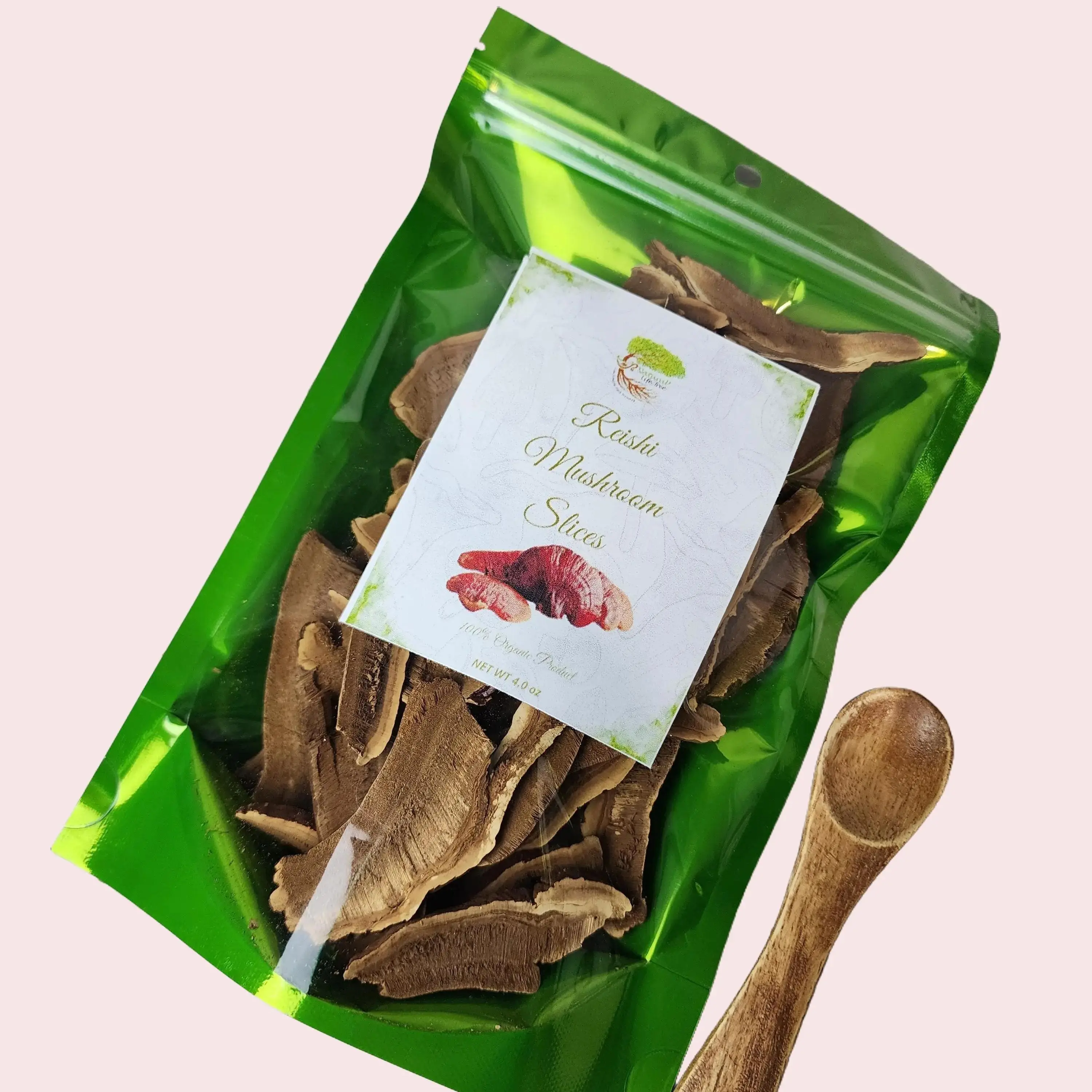 Organic Reishi Dried Mushroom (Ganoderma Lucidum)