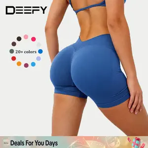 DEEFY LJ V-BACK SCRUNCH SHORTS Fitness Gymwear Yoga Shorts Gym Fitness Sportswear Workout Exercise Yoga Cycling Short