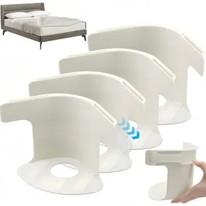 4 Pack Bed Sheet Locking Clips, Corner Holders for All Mattress Sizes, Durable Bedding Accessories, Secure and Compact Bedding Fasteners