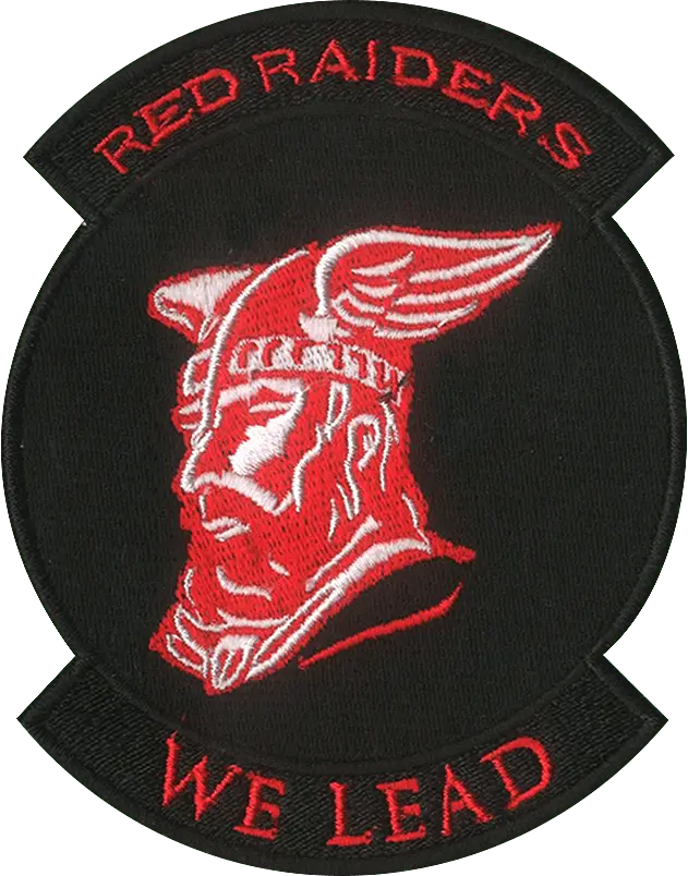 Red Raiders Embroidered Patch