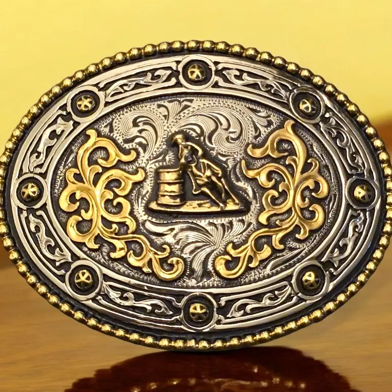 Barrel Racing Handcrafted buckle