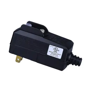 GFCI Replacement Plug Assembly 2 Prong Wires 15 Amp  Electrical Cord End Male GFI Circuit Breaker for Pool Pump Power  Washer and