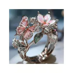 925 Silver Butterfly Ring – Elegant Gift For Her On Her Birthday Or Anniversary