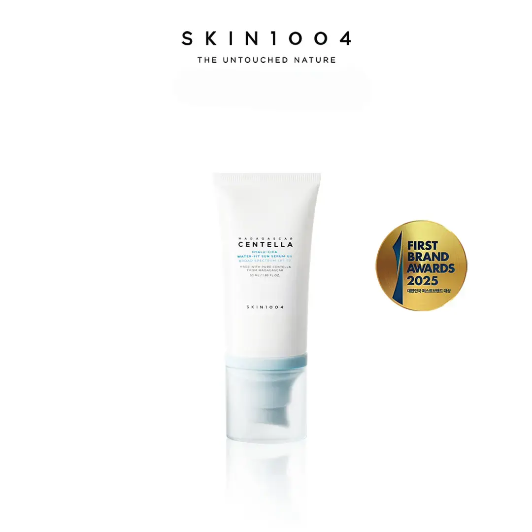 [SKIN1004] Hyalu-Cica Water-Fit Sun Serum UV 50ml (Over-the-Counter Medicine) - A lightweight sunscreen suitable for daily use, Korean sunscreen with a moist and creamy texture, suitable for sensitive skin