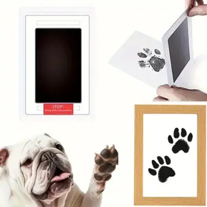 Pet Paw Print Ink Pad, 1 Count Pet Paw Print Memorial Gift, Non-contact Pet Paw Print Pad, Pet Memorial Gift, Dog & Cat Accessories