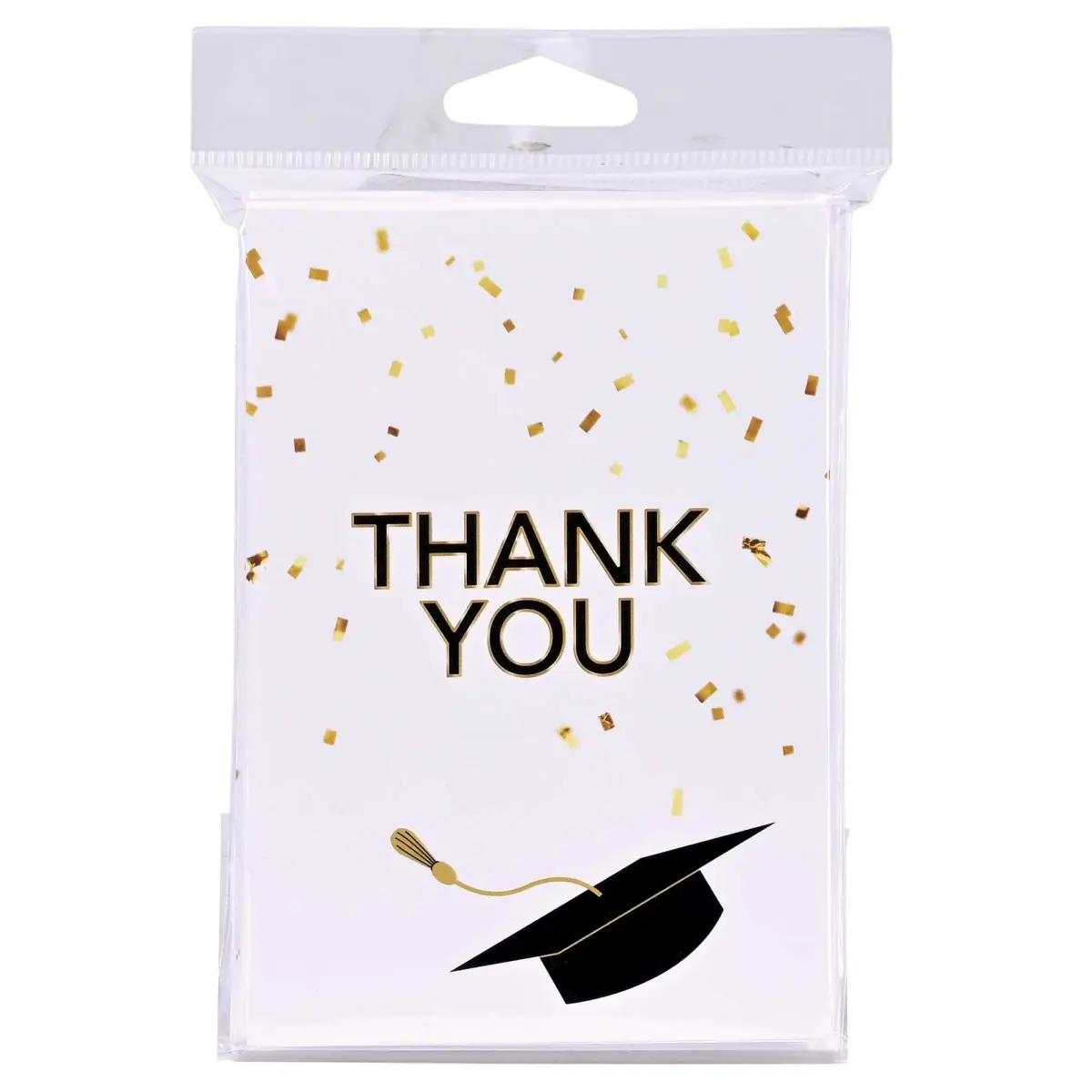 360 stand Graduation Thank You Cards, Dicksons CARD-524, 3.5x5 in Folded Size, Neutral Graduation-Themed Office Stationery