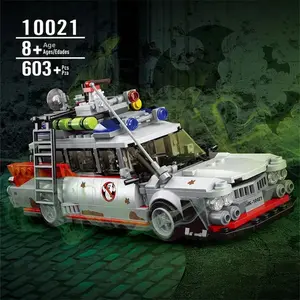 Compatible  Ghostbusters Stem Building Blocks Car Model Bricks for Kids Adults Toys Halloween Christmas Gifts