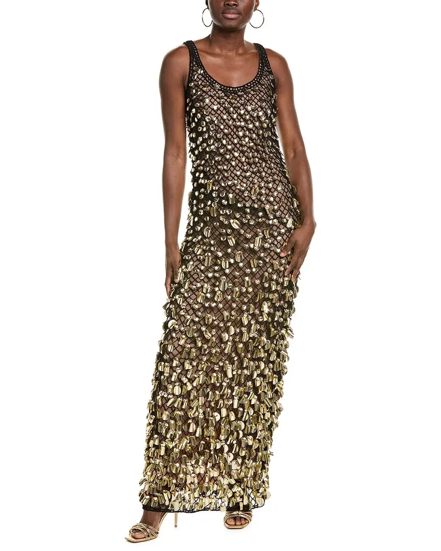 SIMKHAI Keely Silk-Lined Gown