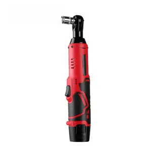 Electric Right Angle Ratchet Wrench, Socket Ratchet Wrench, 45 Nm High Torque Tool 3/8-Inch Drive Cordless Torque Wrench, Car Repair Tool for Screw & Nut Removal, Professional Power Tools