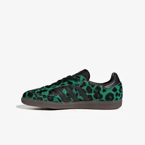Adidas Samba OG Semi Screaming Green Core Black Gold Women