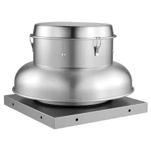 【SummerFinds】VEVOR Roof Exhaust Fan, Attic Vent Fan with High-Power Motor, 21 inch Fan Base Heavy-Duty Aluminum Alloy, Speed Control Adjustable Airflow 900/1500 CFM, Compact for Garage,Kitchen,Bathroom, Silver