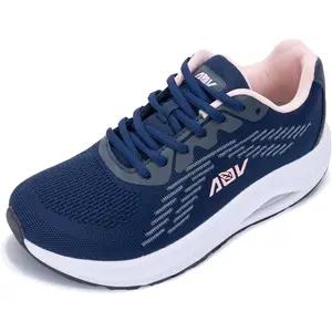 Women's Wide Toe Box Orthotic Walking Shoes, Arch Support Comfort Sneakers for Plantar Fasciitis, Work All Day Standing Non-Slip Casual Shoes