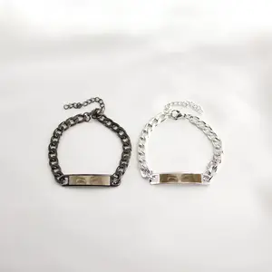 The Look of Love Bracelet – Custom Eye Engraved Stainless Steel Bracelet – Personalized Romantic Gift