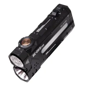 LOOPGEAR SK05 PRO 2 EDC Flashlight, 5000LM LED Flashlight – Spot + Flood + RGB + High CRI + Power Bank, IP68 Magnetic, Replaceable Batteries