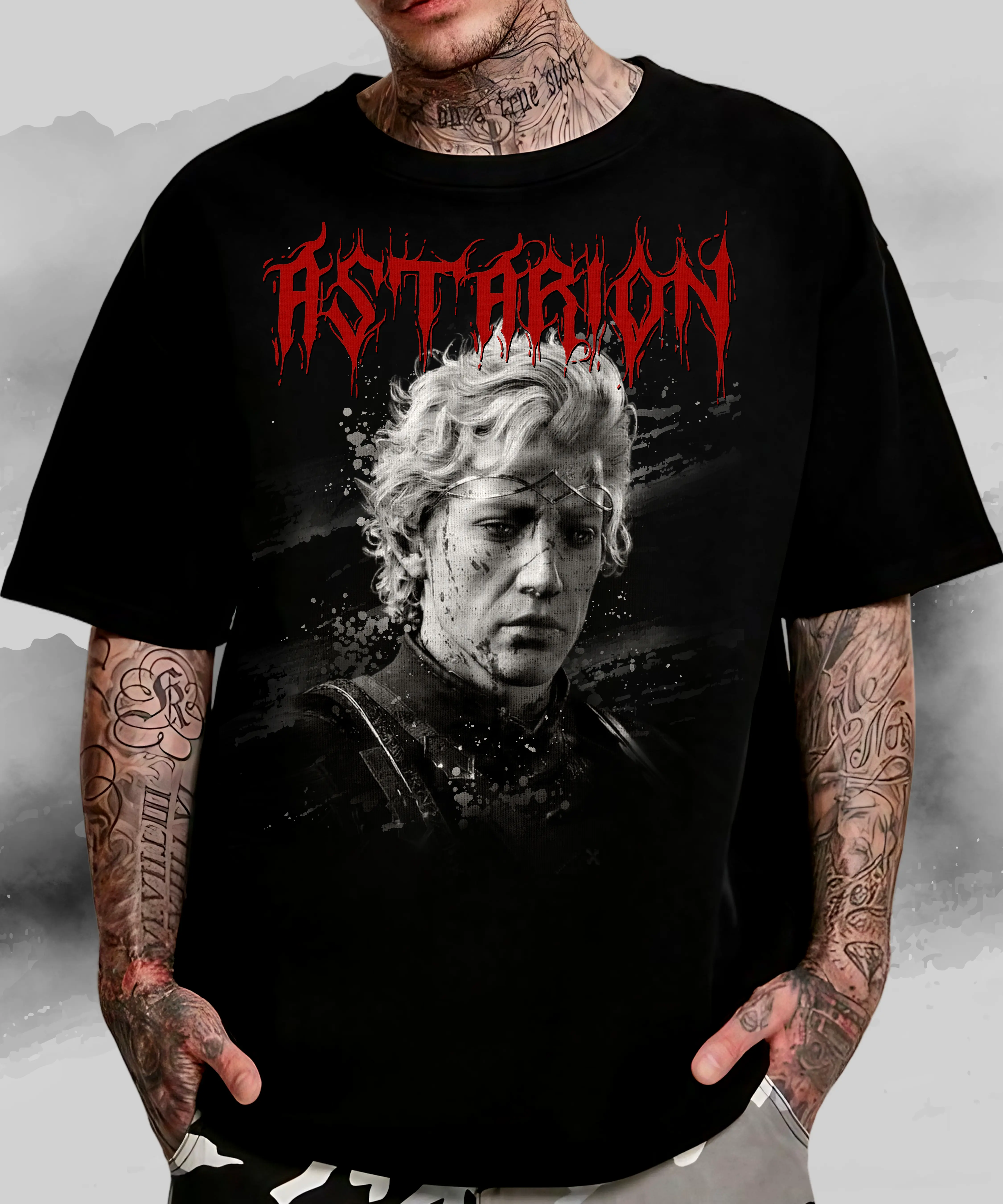 Vintage Astarion Girl Dinner Shirt, BG3 American Game Tee, Astarion Gate 3 T-Shirt, Gift For Man and Woman Unisex Tshirt Casual Menswear
