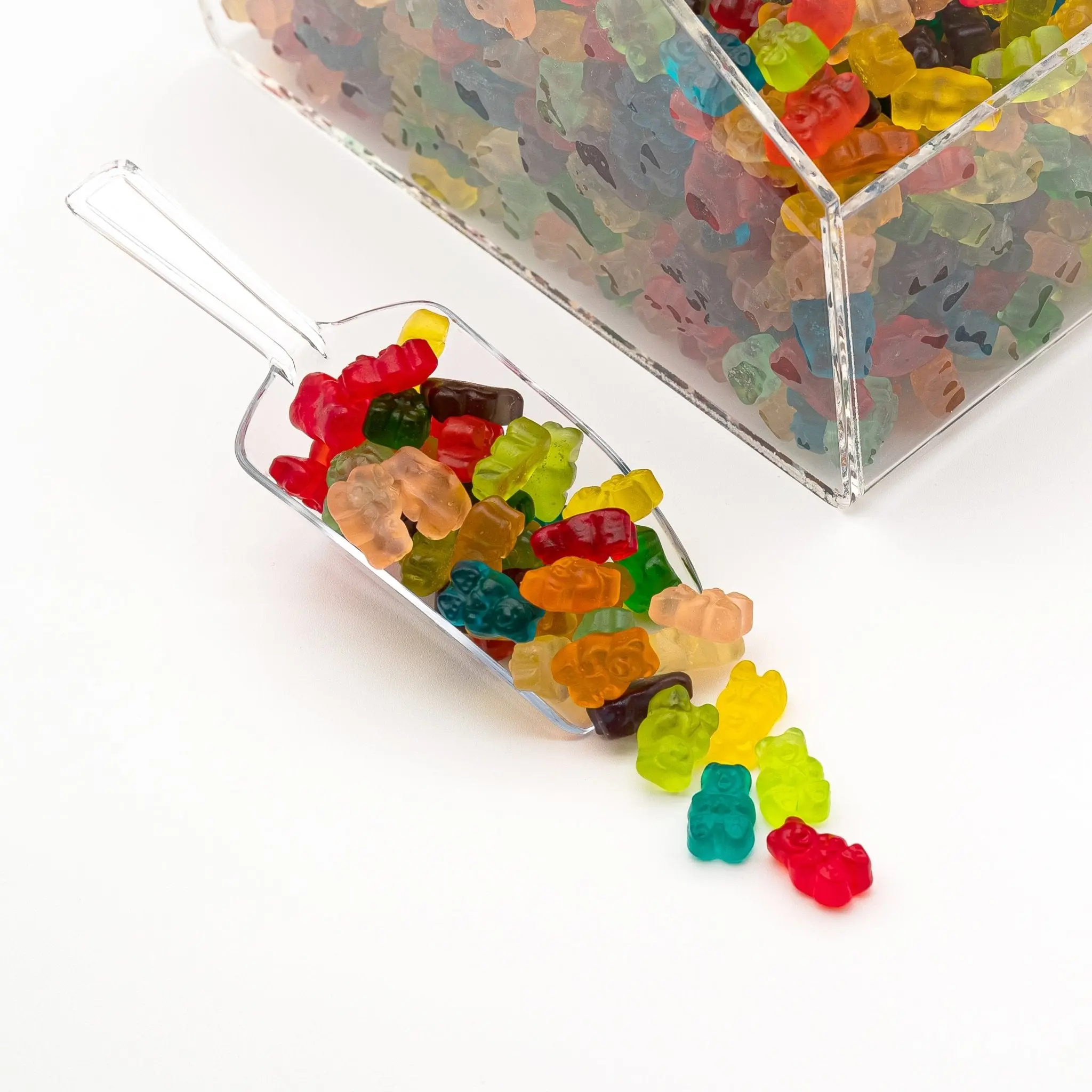 12 Flavor Gummy Bears - Sweet and Soft Candy with Tropical Fruits Flavor - 4 oz & 8 oz & 1 lb & 3 lb Candy Bag