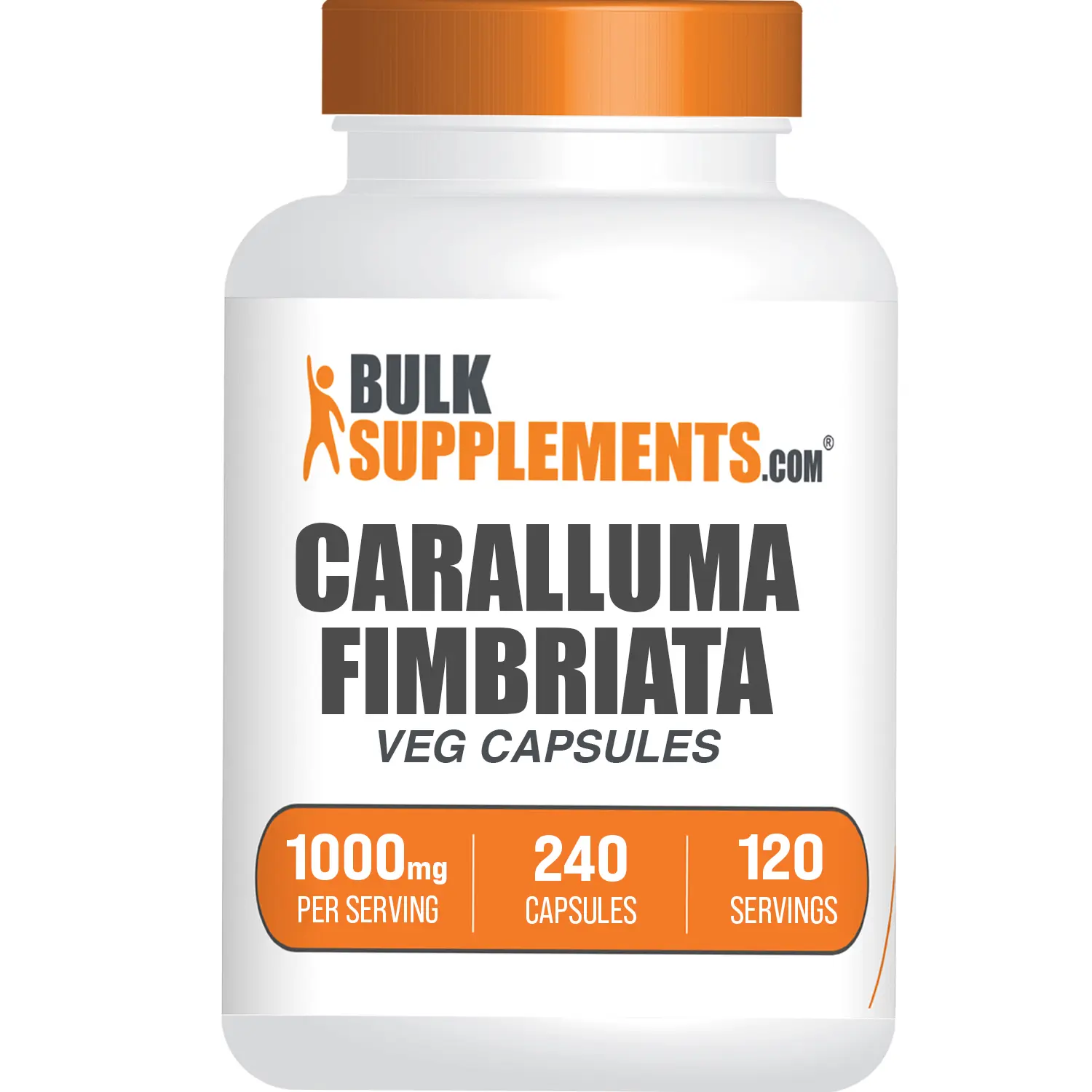 BulkSupplements.com Vegan Caralluma Fimbriata Extract Capsules - 1000 mg per Serving, 240 Veg Capsules, Succulent Plant-Based Herbal Supplement
