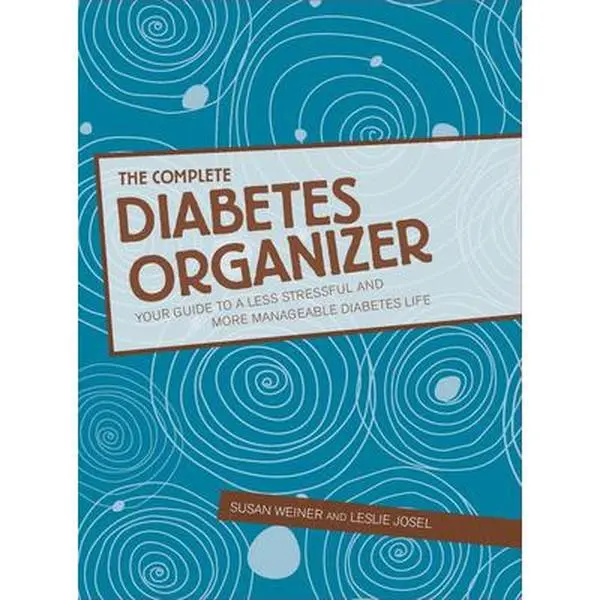 Used Soft Cover Book - The Complete Diabetes Organizer: Your Guide to Less Stressful, More Manageable Diabetes Life by Gold Medal Winner Susan Weiner, Leslie Josel - English Living Now Books, Healthy, Dust Cover